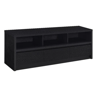 Coaster Rutland 59" 3-Drawer Wood TV Stand for TVs up to 65" in Black Foto 1 de 4