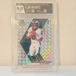 2020 Panini Rookies Mosaic Silver Prizm Jalen Hurts Rookie RC #222 - HGA 9 - Bild 1 von 2