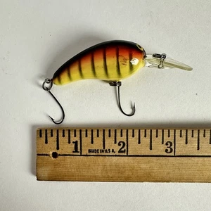 Vintage Norman Deep Little Baby N Crankbait Fishing Lure Bumble Bee - Picture 1 of 3