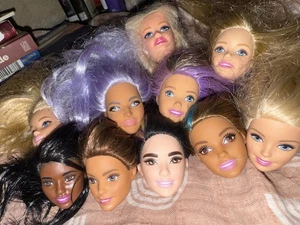 Barbie Puppenkopf Konvolut 10 Köpfe - Bild 1 von 13