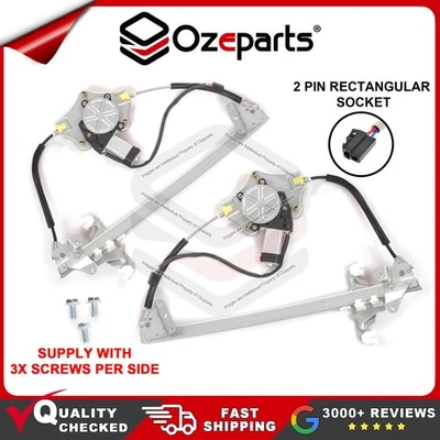Ozeparts FRONT Pair LH+RH Window Regulator + Motor For Ford Fairmont AU BA BF - image 1 of 4