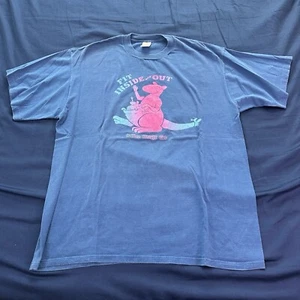 Vintage Kangaroo T Shirt Jerzees XXL Combed Cotton ‘fit Inside & Out’ Yakima Tee - Picture 1 of 5