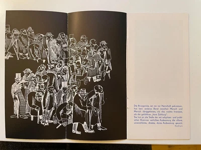 Berliner Ensemble: 3 Groschenoper (B. Brecht/K. Weill) Programmheft Karten 1963 - Bild 1 von 4