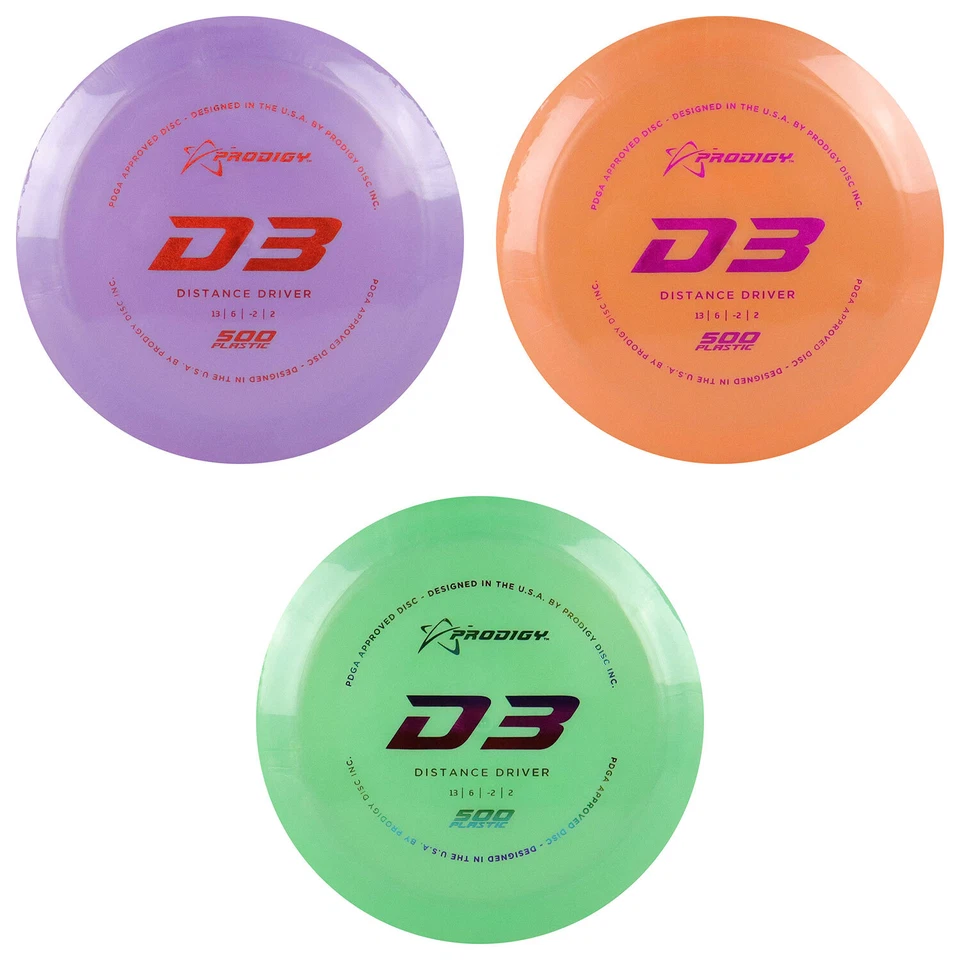 Prodigy Disc Golf 500 D3 Distance Driver 12/5/-1/3 - Choose Exact Disc - Image 1 of 1
