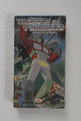Transformers - Vol. 1: Prime Threat (VHS, 1999) Kid Rhino, UNTESTED, AS IS.  - Image 1 of 4