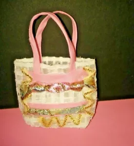 Borsa a tracolla in miniatura per Barbie e bambole alta da 11" a 18" - OOK fatta a mano - Foto 1 di 5