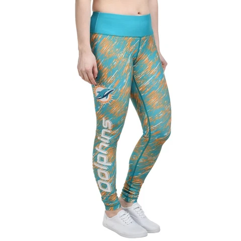 Miami Dolphins Women's Static Rain Leggings - NWT - FREE SHIPPING! Cover