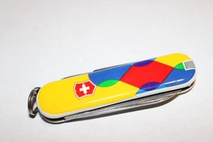 Victorinox Classic Swiss Army Knife - MULTI COLORED PATTERN - VGC - Picture 1 of 2