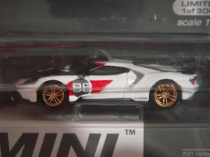Ford GT Heritage Edition 2021 K. Miles #98 Mini GT 1/64 - Imagen 1 de 2