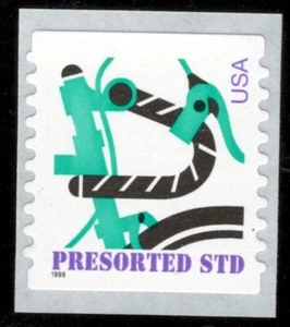 US. 3228. (10c) Bobina de bicicleta moderna individual. 3228a. Fecha grande. MNH. 1998 - Imagen 1 de 1