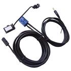 Automotive 3.5mm AUX Cable with Mic Replacement Audio Input Harness MP3 Audio