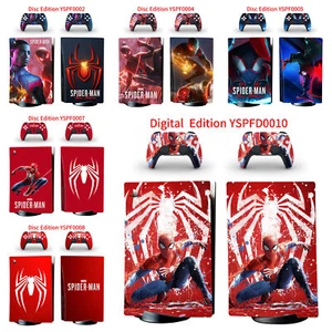 For PS5 Spiderman Theme Console Controller Viny-l Skin Sticker Gift UK - Picture 1 of 32