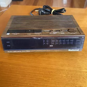 NATIONAL FM-AM 2-BAND DIGITAL CLOCK RADIO MODEL NO. RC-6060 OZ SELLER - Picture 1 of 4