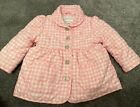 POLO RALPH LAUREN Baby Girls Lightly Padded Jacket Age 9 M  Pink White Gingham