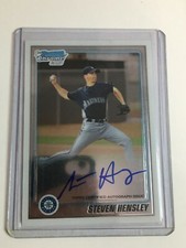 F68856  2010 Bowman Chrome Prospects MARINERS Steven Hensley AUTO