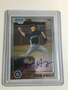 F68856  2010 Bowman Chrome Prospects MARINERS Steven Hensley AUTO