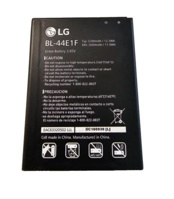 Batería BL-44E1F Para LG V20 Stylo 3 H910 H918 V995 LS997 Repuesto Original Foto 1 de 4