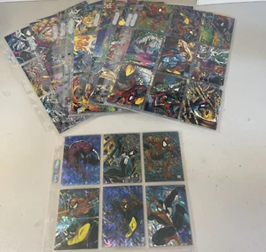 1992 Spider-Man The McFarlane Era Complete Trading Set (#1-90) + 6 Prism Cards - Picture 1 of 2