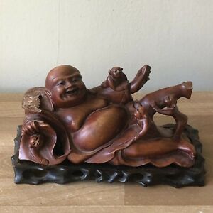 佛中国风木制雕像、雕像| eBay