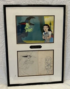 Reise zurück nach OZ Animation Cel & Original Kunst Lot gerahmt je 3 böse Hexe - Bild 1 von 23