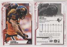 2020 Upper Deck CFL Red /165 Aaron Grymes #9
