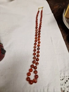 Collana  Vintage  Agata Sferica Degradè  Cm. 71   V3 ^ - Imagen 1 de 8