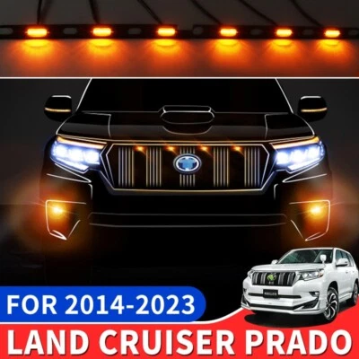For Toyota Land Cruiser Prado 150 Middle Net LED Lamp Central Grille Lamp - Image 1 of 4