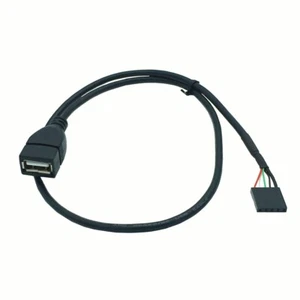 USB 2.0 A Female To Dupont 5 Pin Female Header PCB Motherboard Adapter Cable - Picture 1 of 4