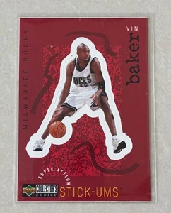 1997-98 Upper Deck Collector's Choice - Stick-Ums #S15 Vin Baker - Picture 1 of 2
