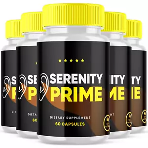 Serenity Prime For Advanced Ear Health Support & Tinnitus Relief 300 Capsules - Picture 1 of 6