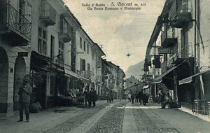 SAINT VINCENT, Aosta - Rue Pont Romain, Via Ponte Romano - Municipio - NV - S075 - Foto 1 di 2