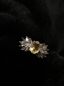 Anello Topazio E Citrini - Foto 1 di 2