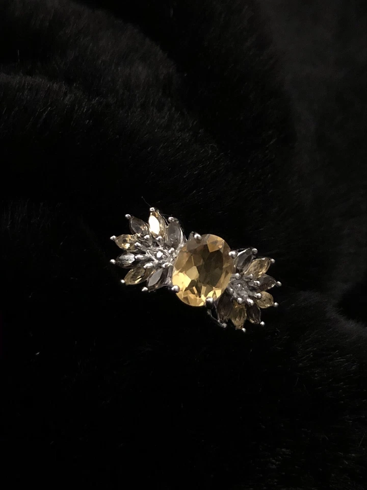 Anello Topazio E Citrini - Immagine 1 di 2