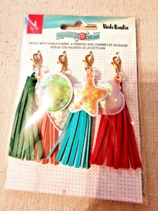 NEW Vicki Boutin Peppermint Kisses Tassels 4/Pkg Cards Crafts DIY Scrapbooking! - Picture 1 of 1