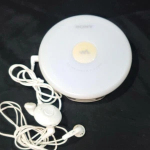 SONY D-EJ002 Walkman Portable CD Player white Operation Confirmed Used - Picture 1 of 5
