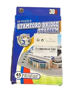 Chelsea FC Stamford Bridge Stadium 3D Puzzle. 45 Pieces - Damaged Box - Picture 1 of 2