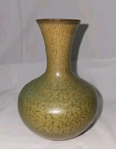 Cole pottery vase vintage green egg shell glaze 5×3.5 inch Asian Style Pottery  - Picture 1 of 19