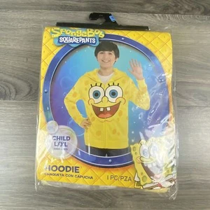 SpongeBob SquarePants Child Zip-Up Casual Hoodie Size L/XL School Dress Up - Picture 1 of 6