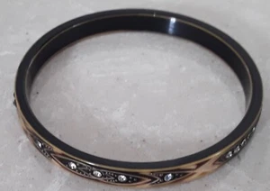 VINTAGE ART DECO Bakelite/Celluloid bangle - Picture 1 of 8