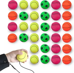 Palla di ritorno da polso 1,85 pollici palline da polso sportive su una corda palline di rimbalzo in gomma - Foto 1 di 14