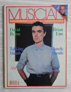 Vintage Magazine Musician 1981 David Byrne Talking Heads Brian Eno           164 - Foto 1 di 11