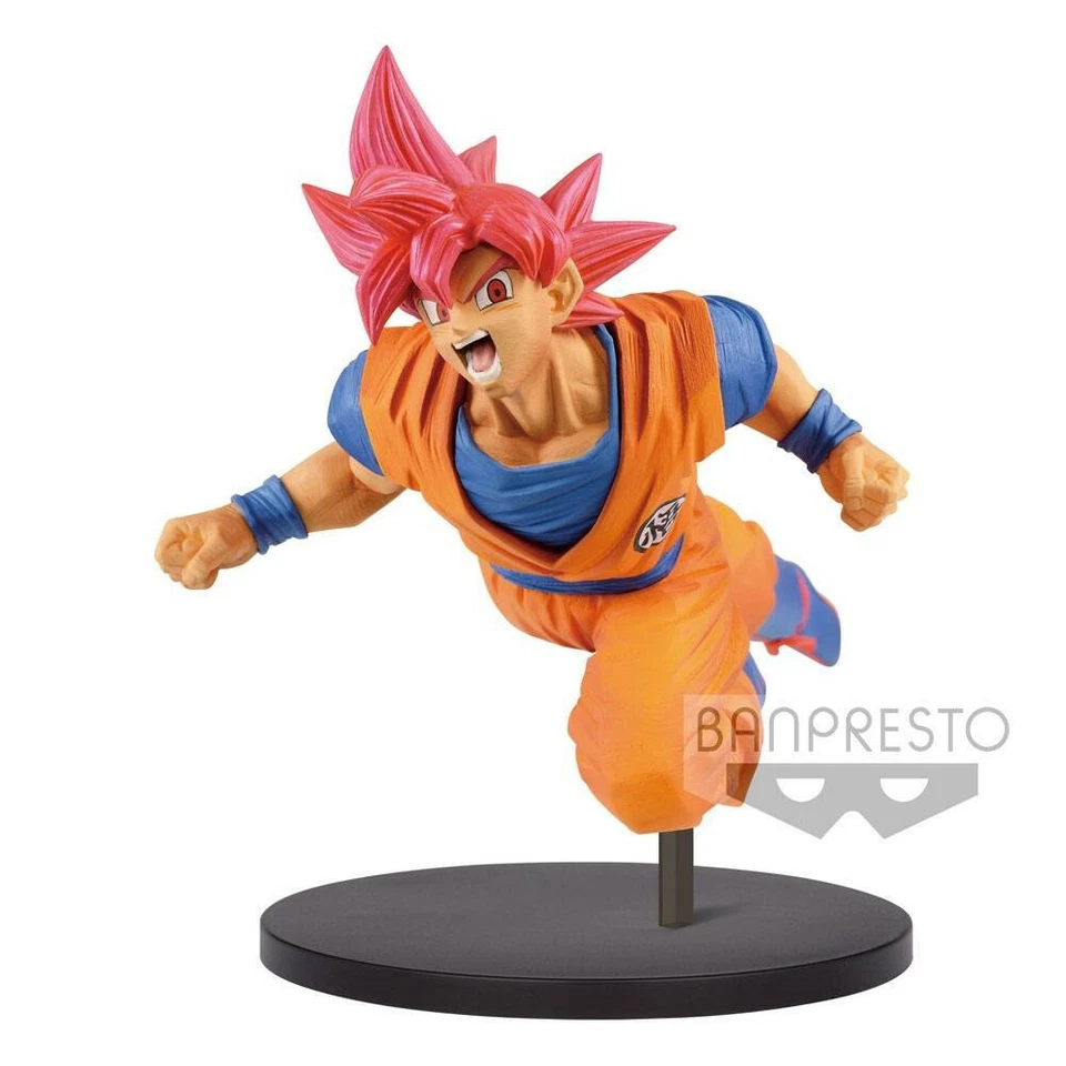 Banpresto Dragonball Super - Son Goku Super Saiyan Gott - 20 cm - Bild 1 von 1