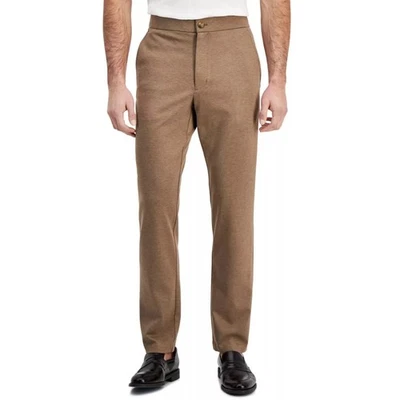 Pantalones de traje Alfani para hombre ajuste moderno tejido elástico suave mantillo brezo-38x32 Foto 1 de 4