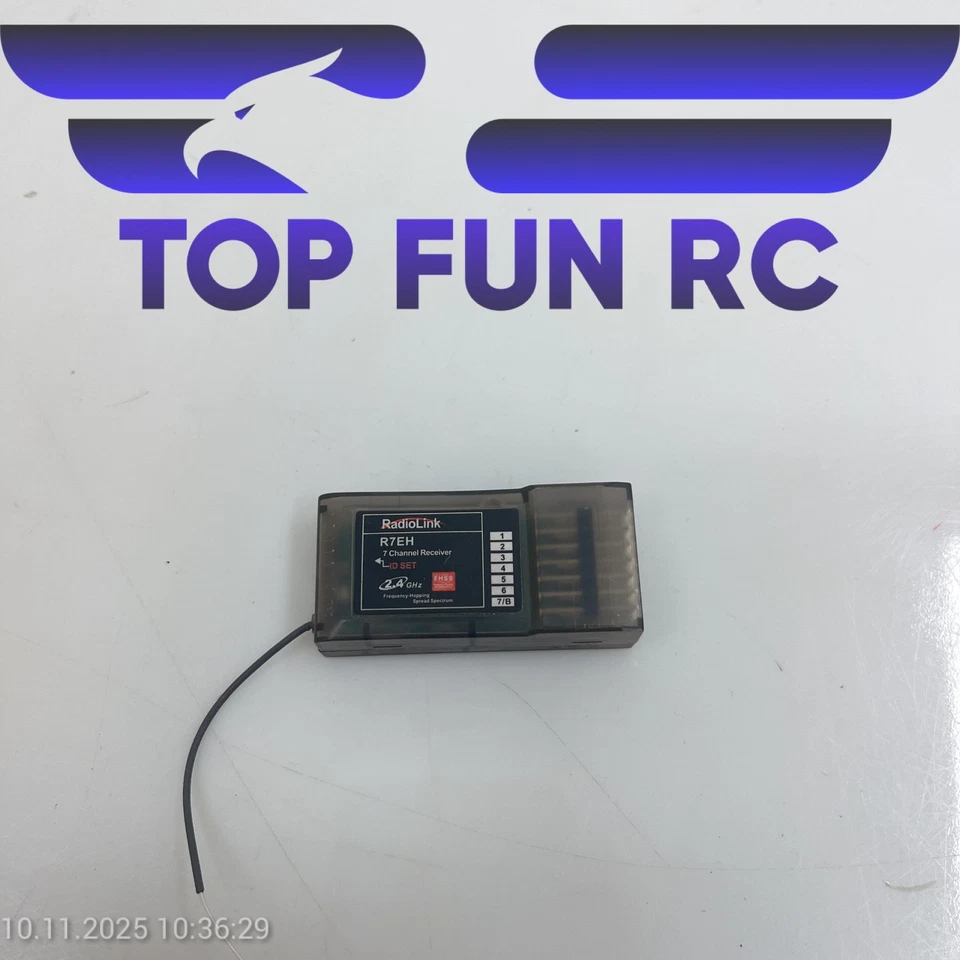 RADIOLINK R7EH 7-CHANNEL RECEIVER 2.4GHz FOR CARS/HELI/PLANES TESTED!  - Image 1 of 1