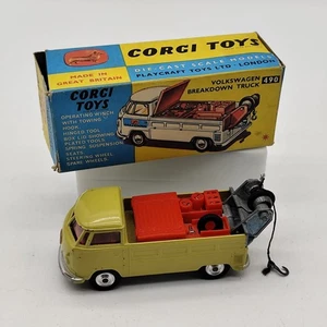 VOLKSWAGEN BRAKDOWN TRUCK 490 CORGI TOYS 490  MODELLINO - Imagen 1 de 3