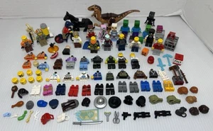 Lego Mini Fig Figures Lot Star Wars Minecraft Jurassic Park Parts / Pieces - Picture 1 of 14