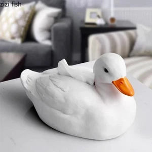 Hollow Bottom Cartoon Napkin Holder Duck Shaped Tissue Dispenser Home Use - Picture 1 of 12