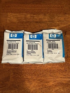 HP 62 Tintenpatronen Set (2) Tri-Color & (1) Schwarz - Neu Versiegelt - Unbekannt Ablaufdatum - Bild 1 von 2
