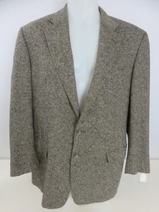 Giacca di lana Ermenegildo Zegna blazer tweed marrone erica taglia 54R IT 44R US - Foto 1 di 8