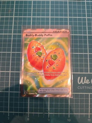 Buddy-Buddy Poffin - Ultra Rare 167/132 - Mega Evolution Pokemon NM/M Ships Now - Image 1 of 2